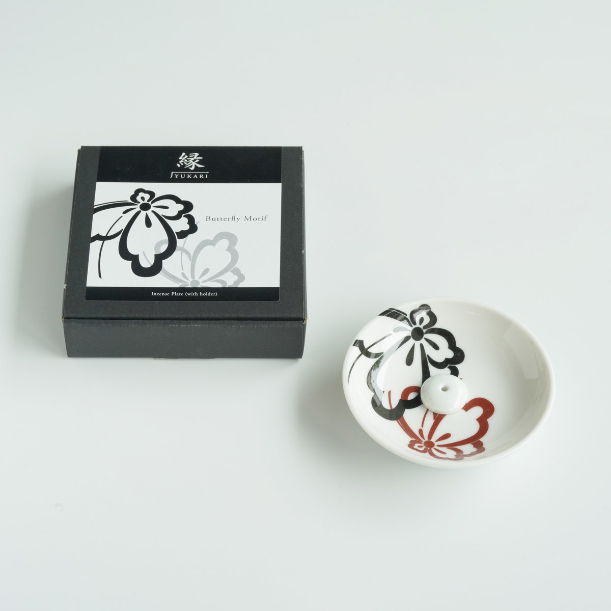 時代物　雹烈紋　亀裂紋　菓子皿　蝶々柄 香皿・香立 《蝶紋》 | 雲上茶寮オンラインショップ
