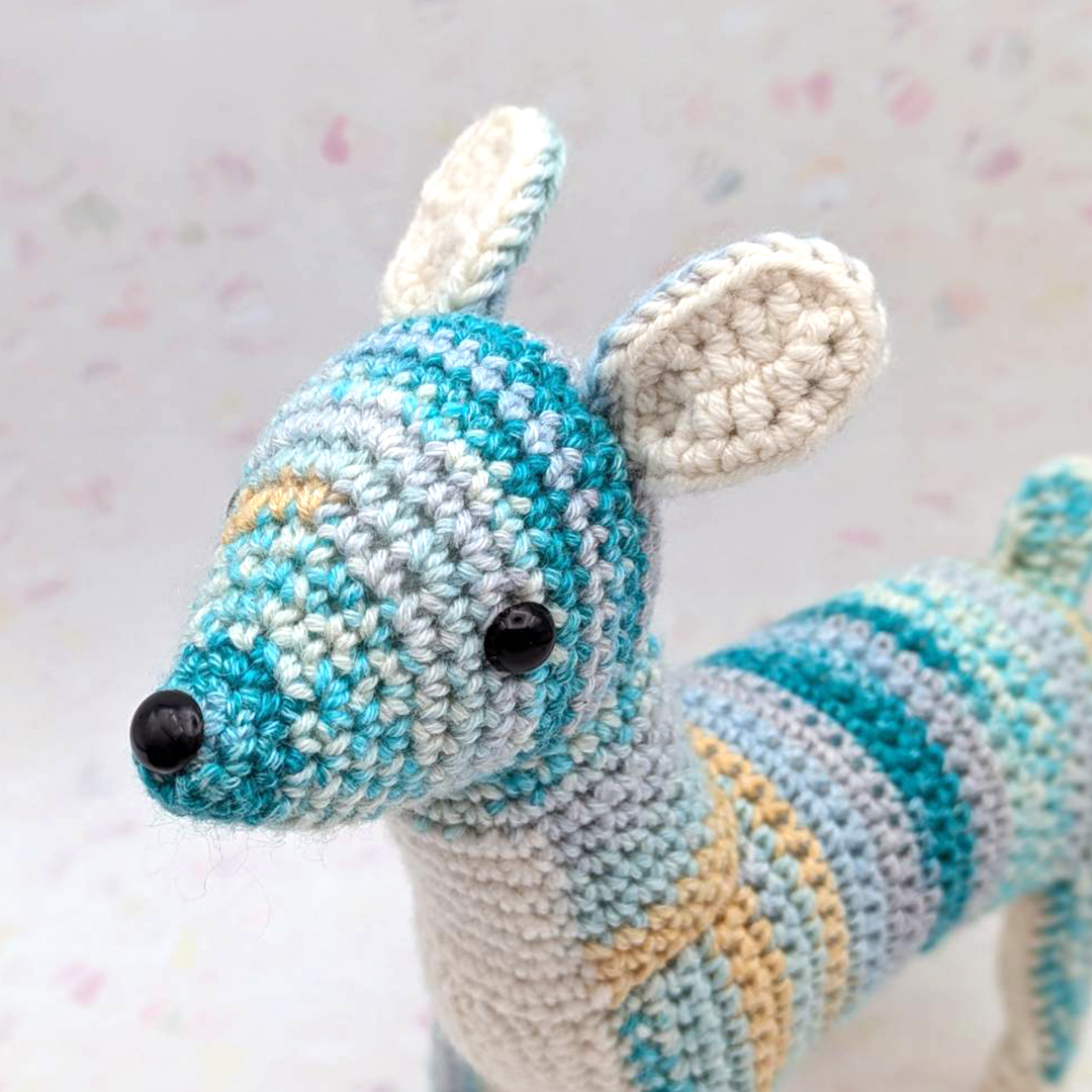 【海外アーティストハンドメイド】　本物毛糸編み物ぬいぐるみ　ヘビ 海外アーティストハンドメイド】 本物毛糸編み物ぬいぐるみ ヘビ