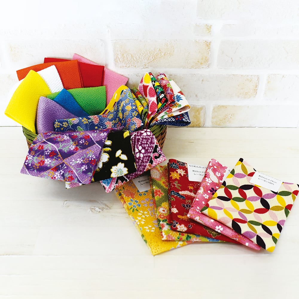 10連 102個 艶やか♪華やか♪ちりめん細工 つるし飾り 80cm 10連 102個