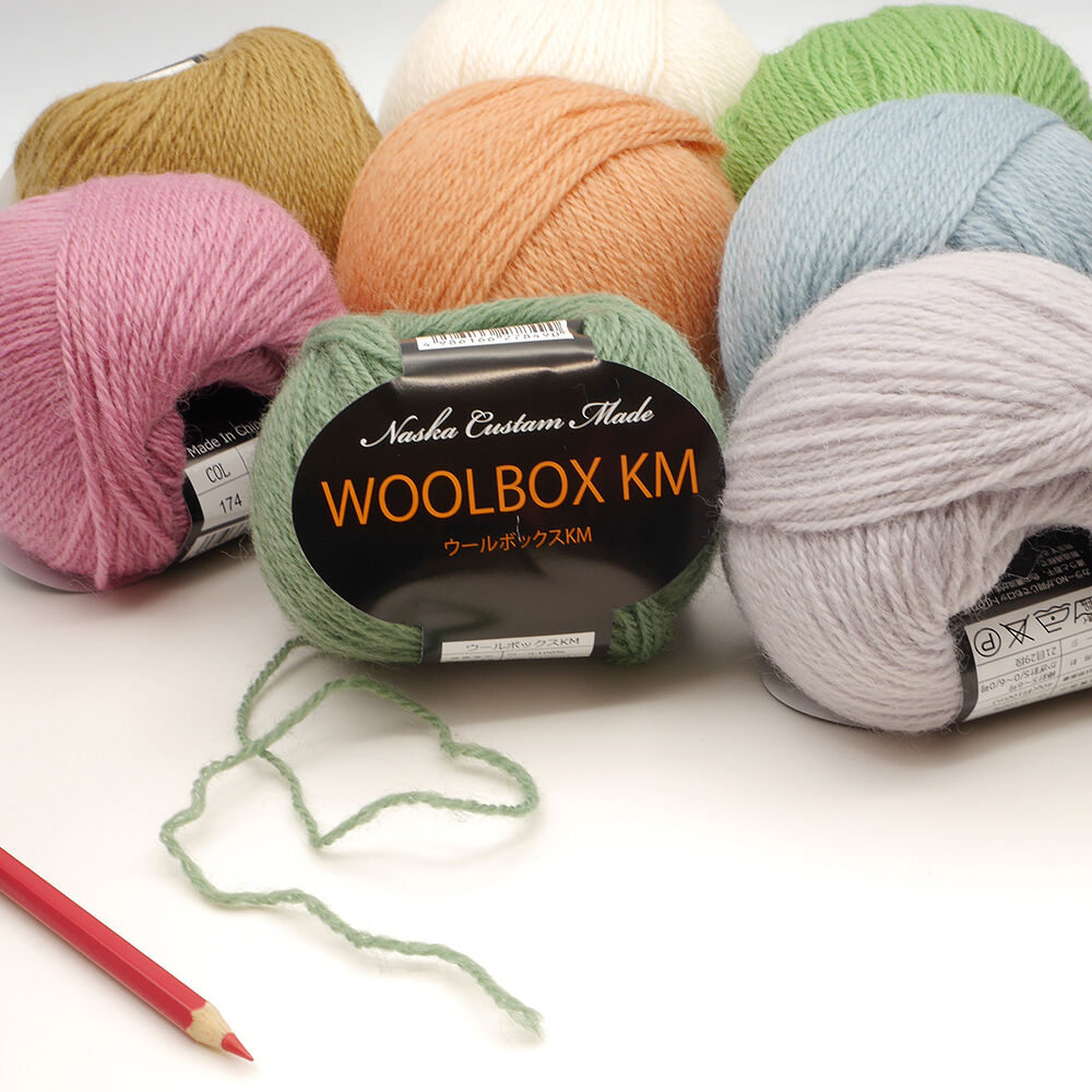 りんご　ウールボックス ウールボックスKM WOOLBOX KM | WISTERIA 手作りのお店
