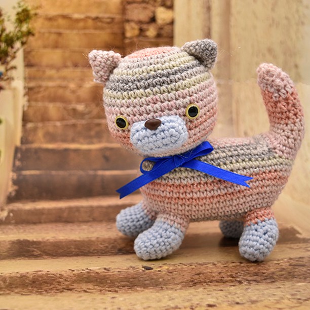 猫のミッチェ あみぐるみキット | WISTERIA 手作りのお店