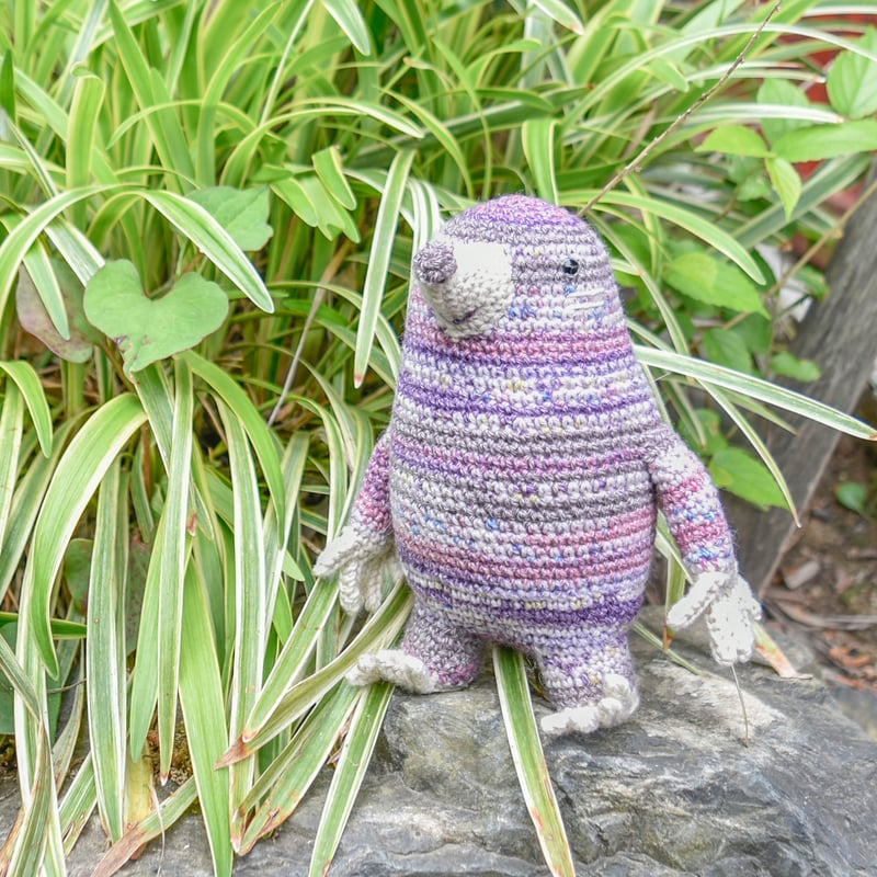 もぐらのヘルムート あみぐるみキット | WISTERIA 手作りのお店