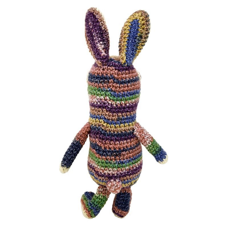 うさぎ　あみぐるみ　干支・その他（てるてる坊主、タコ） 在庫限り/ 干支あみぐるみキット 打出の小槌をもつうさぎ |生地 和柄