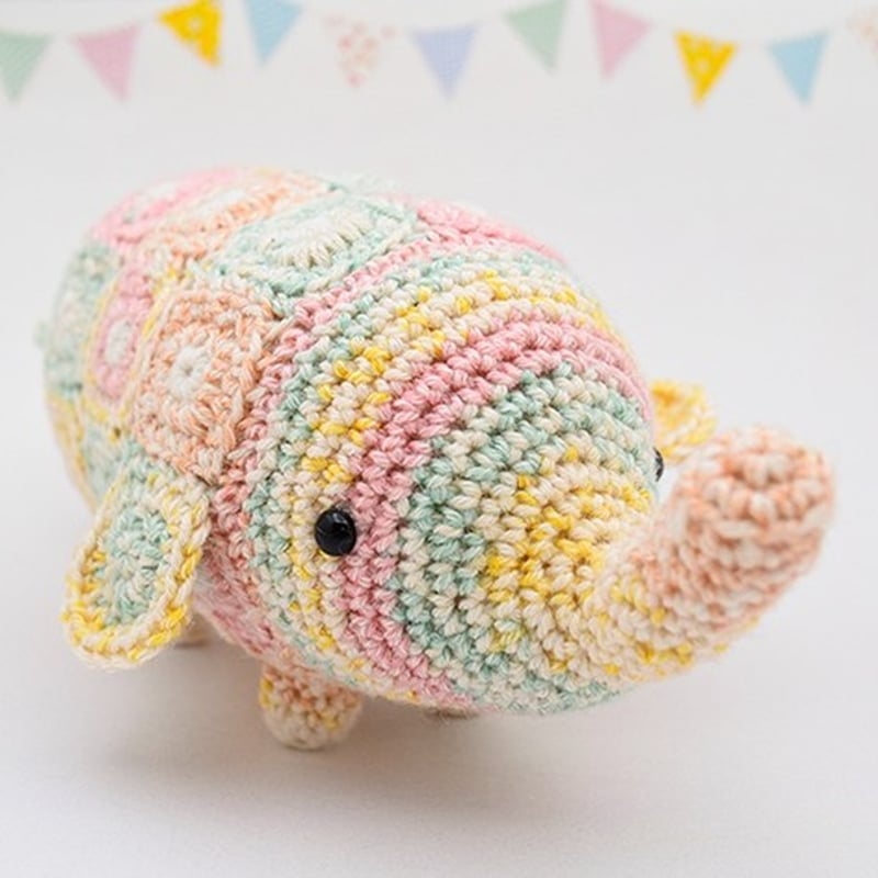ゾウのクルト あみぐるみキット | WISTERIA 手作りのお店