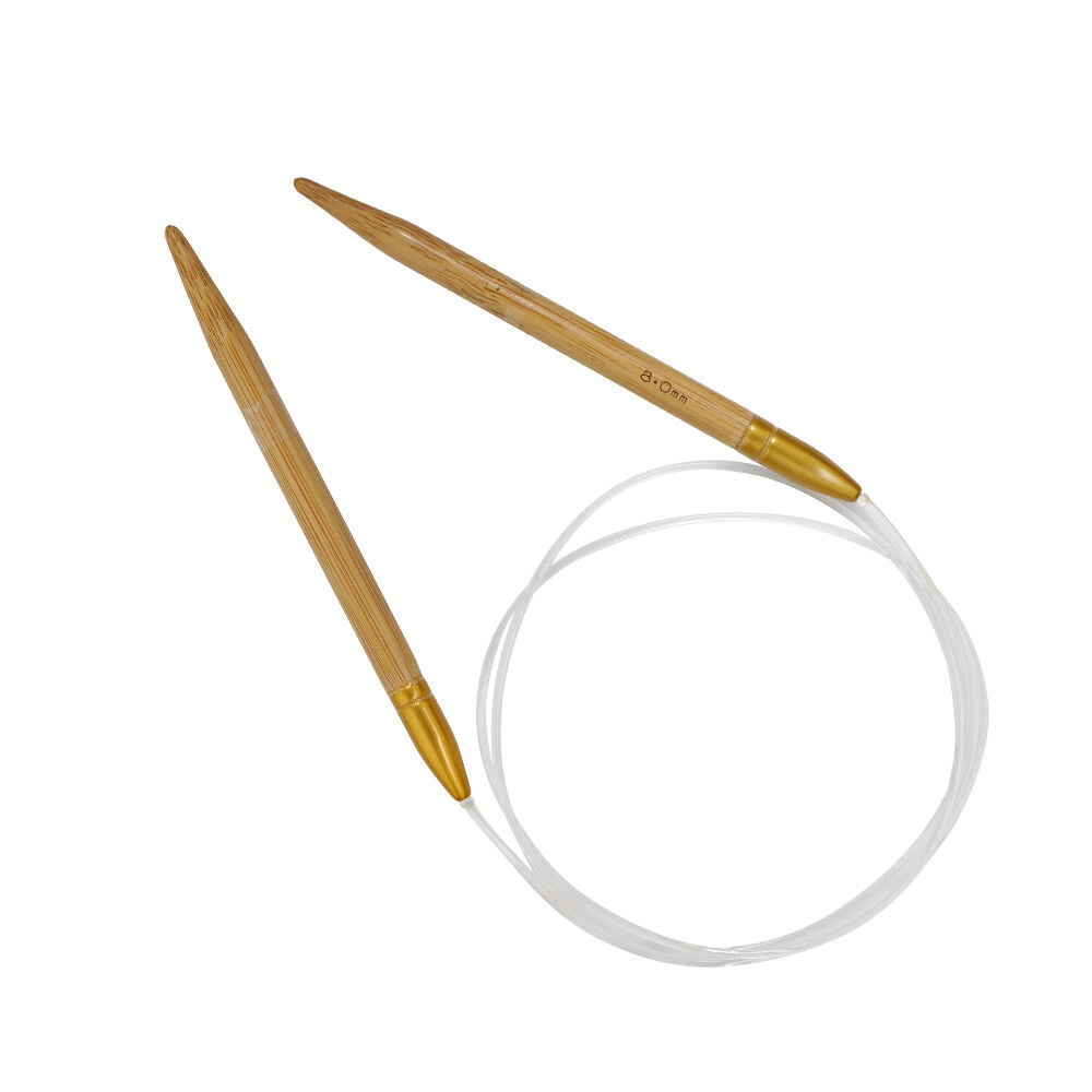 やまと 輪針 100cm 7～10mm 編み針 竹製 超極太毛糸用 ハンドメイド