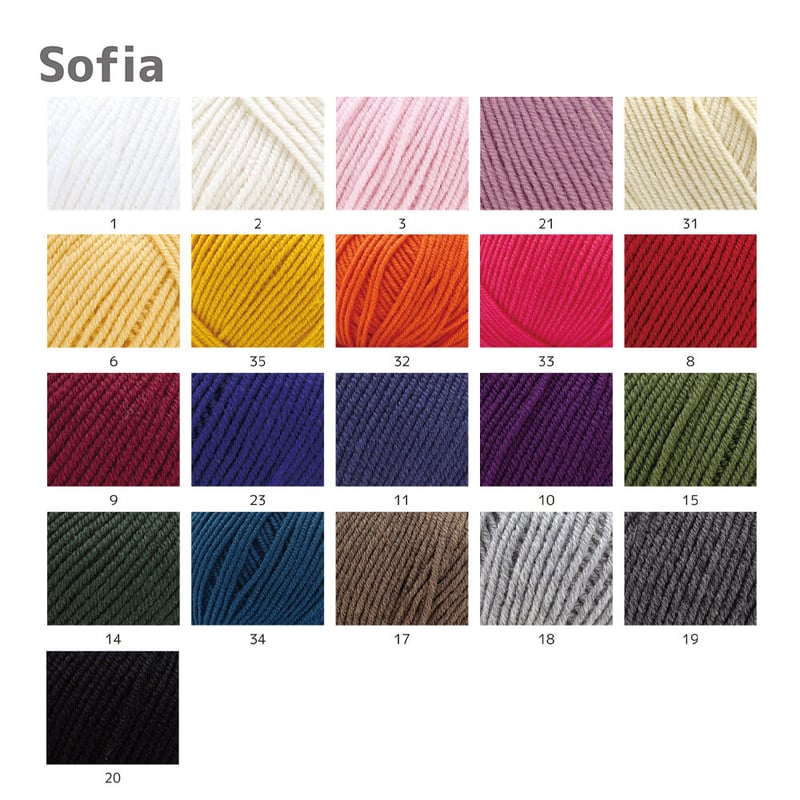 ソフィア SOFIA 毛糸 編み物 イタリア製 W-60 Knitting yarn NAS...