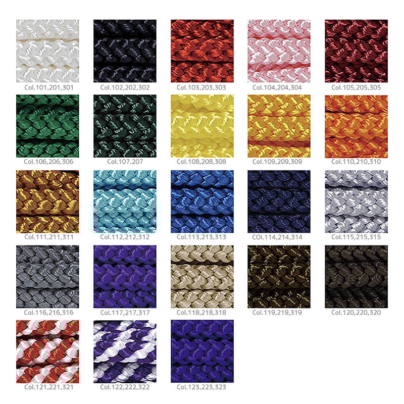 江戸打ち紐 中太 15M 日本製 手芸 人絹 和小物 ハンドメイド NASKA