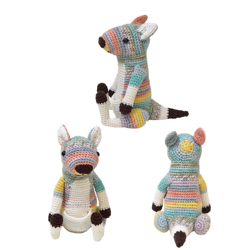 カンガルーのクロエ あみぐるみキット | WISTERIA 手作りのお店