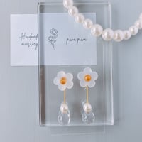 花の雫ピアス/2way