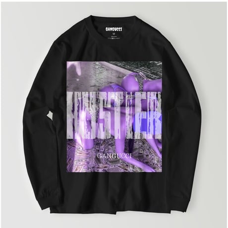 PURPLE HUSTLER LONG T shirt