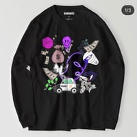 SKIMASK PRINT LONG T shirt