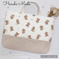 くまさん　レッスンバッグ hno-052_008.jpg