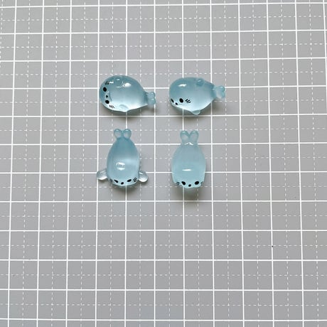 【B品15個】蓄光アザラシちゃん【535】