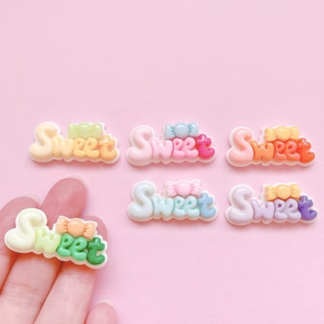 【6個】sweetロゴ【650】