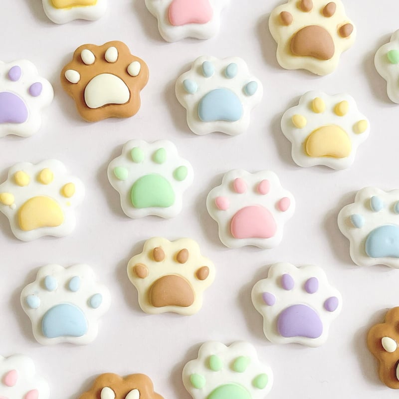 7個】カラフル肉球 | Bubwell ～Hand craft～