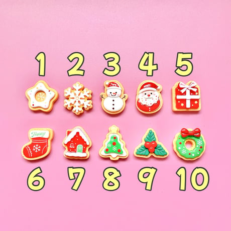 【4個】クリスマスクッキー【744】