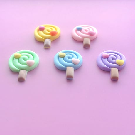 【5個】ぐるぐる棒つきキャンディ／【B品15個】【108】