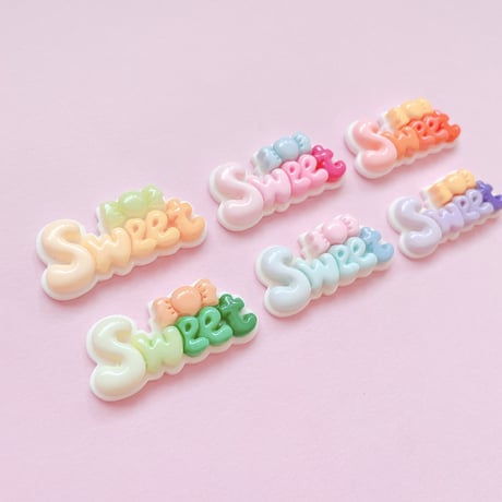 【6個】sweetロゴ【650】