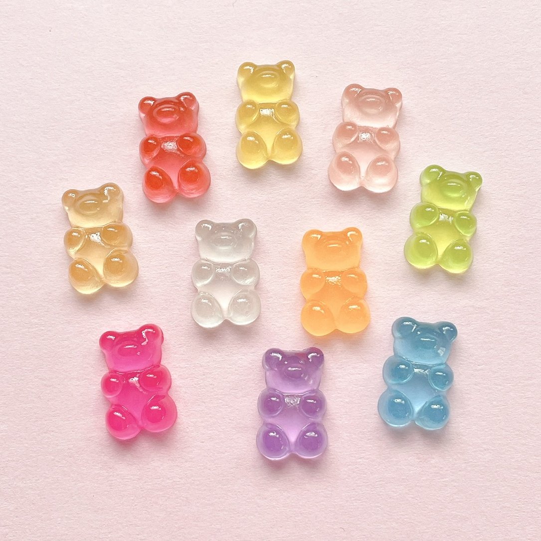 10個】クリアくまグミ【594】 | Bubwell ～Hand craft～