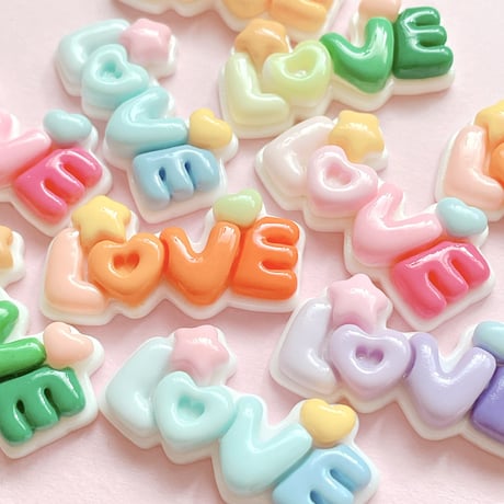【10個】LOVEロゴ【634】
