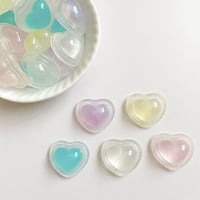 【5個】蓄光ラメハート