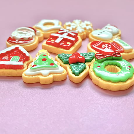 【4個】クリスマスクッキー【744】
