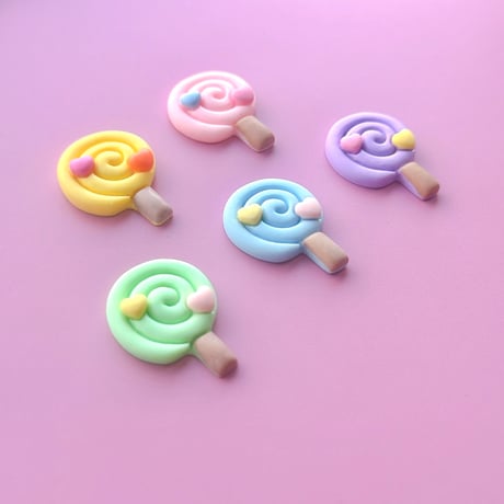 【5個】ぐるぐる棒つきキャンディ／【B品15個】【108】