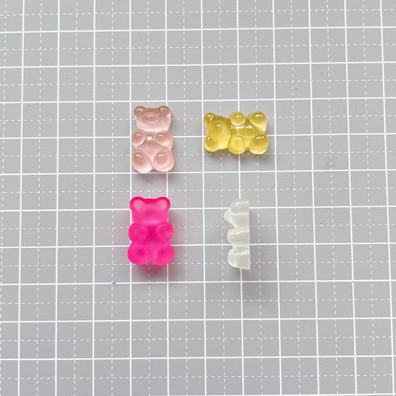 10個】クリアくまグミ【594】 | Bubwell ～Hand craft～