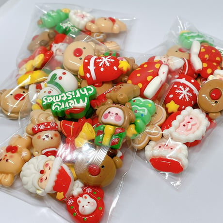 【B品20個】クリスマスパーツ【464】