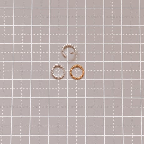 【約50個】デザイン丸カン8mm【677】