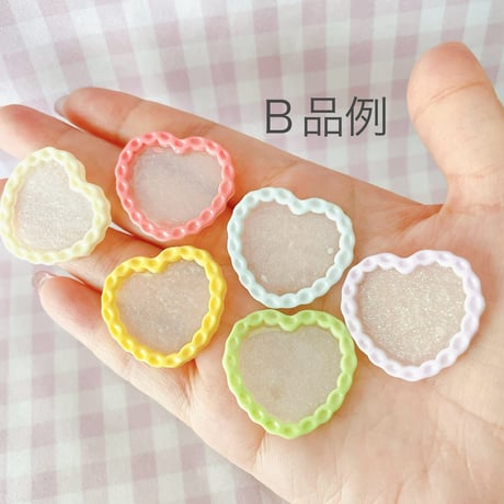 【B品15枚】ハートプレート【399】