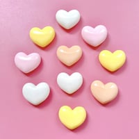 【10個】ちゅるラメハート【614】