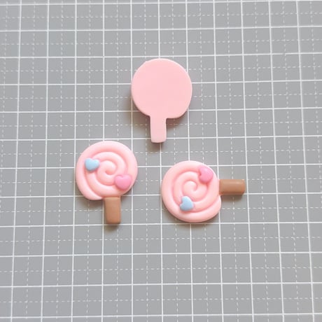 【5個】ぐるぐる棒つきキャンディ／【B品15個】【108】