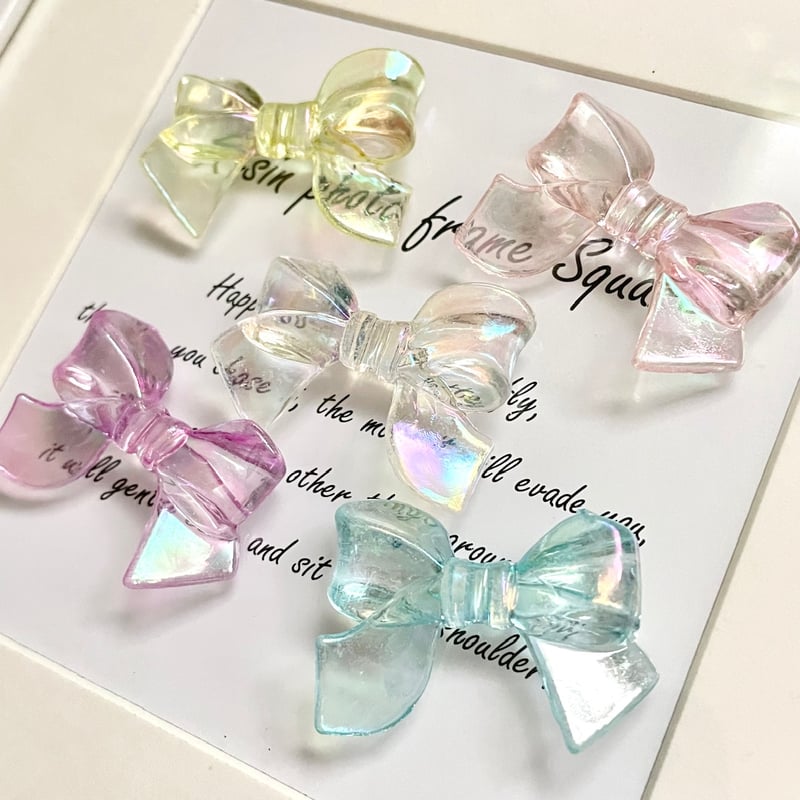 10個】訳ありオーロラリボンビーズ【322】 | Bubwell ～Hand craft～