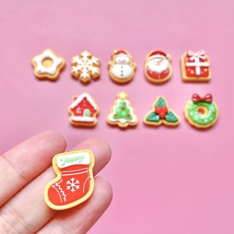 【4個】クリスマスクッキー【744】