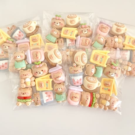 【10個】Cafeくまちゃん