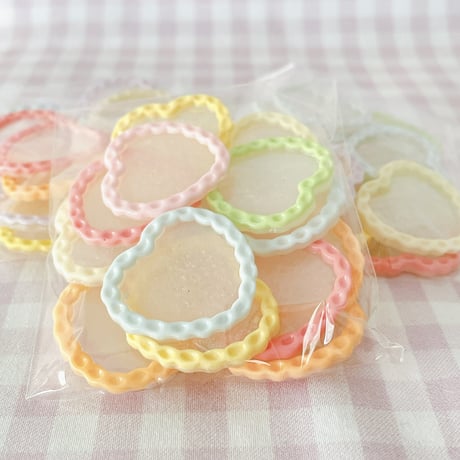 【B品15枚】ハートプレート【399】
