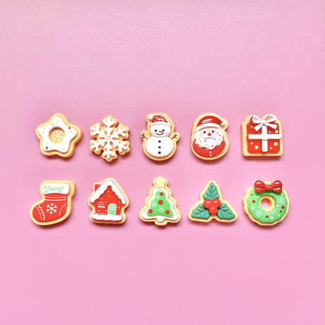 【4個】クリスマスクッキー【744】