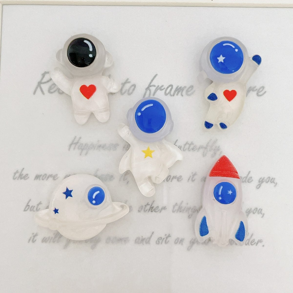 5個】蓄光宇宙飛行士【401】 | Bubwell ～Hand craft～ 