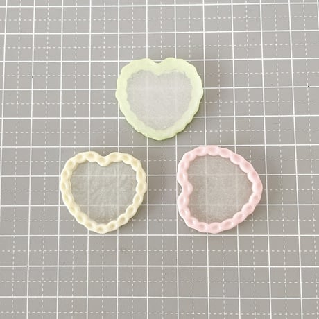 【B品15枚】ハートプレート【399】