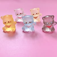 【5個】蓄光やっほーにゃんこ【753】