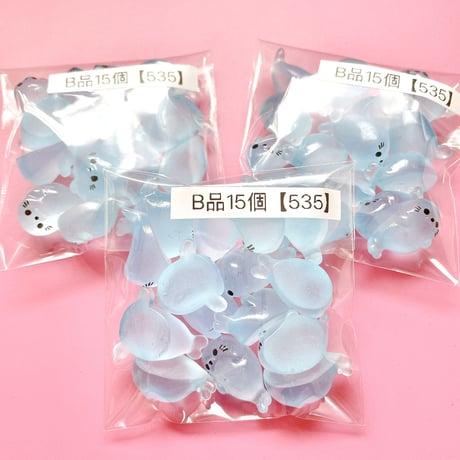 【B品15個】蓄光アザラシちゃん【535】