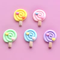 【5個】ぐるぐる棒つきキャンディ／【B品15個】【108】
