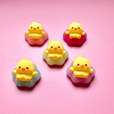 【5個】蓄光ぷかぷかひよこ【540】