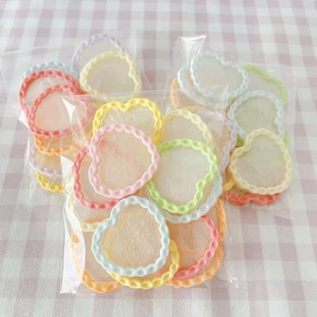 【B品15枚】ハートプレート【399】