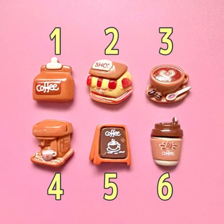 【6個】coffee cafe【792】