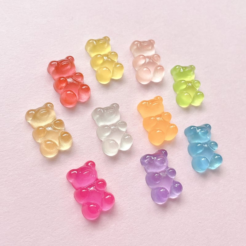10個】クリアくまグミ【594】 | Bubwell ～Hand craft～