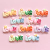 【10個】LOVEロゴ【634】