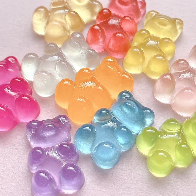 10個】クリアくまグミ【594】 | Bubwell ～Hand craft～