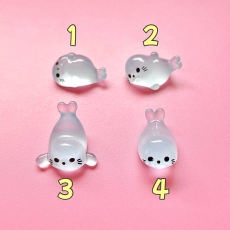 【B品15個】蓄光アザラシちゃん【535】
